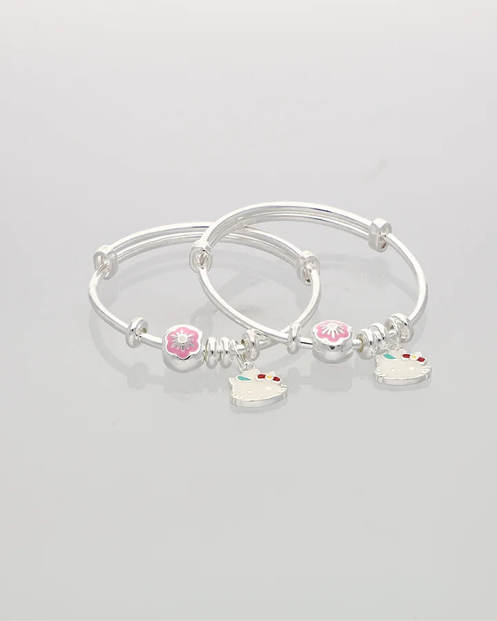 Kitty Blossom Baby Kadli in 92.5 Silver
