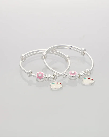 Kitty Blossom Baby Kadli in 92.5 Silver