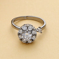 Adjustable Fan Ring in 92.5 Silver