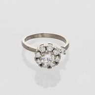 Adjustable Fan Ring in 92.5 Silver