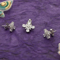 Floret Charm Duo in 92.5 Silver