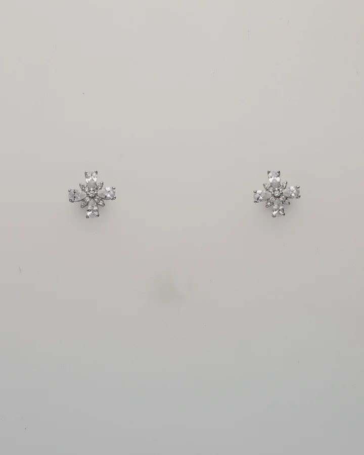 Floret Charm Duo in 92.5 Silver