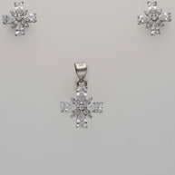 Floret Charm Duo in 92.5 Silver