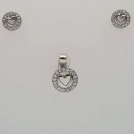 HeartAura Charm Duo in 92.5 Silver