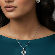 HeartAura Charm Duo in 92.5 Silver