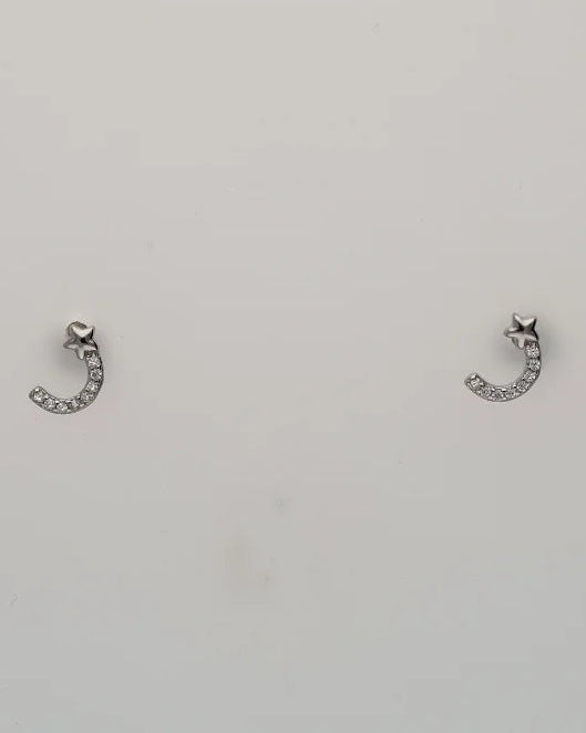 Crescent Charm Duo in 92.5 Silver