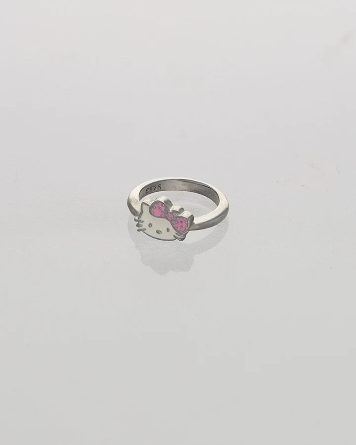 Enchanted Cat Baby Ring in 92.5 Silver