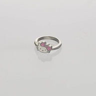 Enchanted Cat Baby Ring in 92.5 Silver