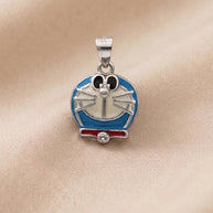 Doraemon Pendant in 92.5 Silver