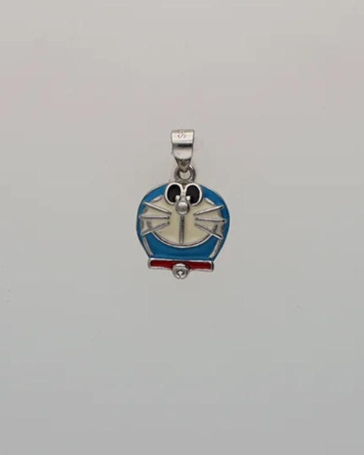 Doraemon Pendant in 92.5 Silver