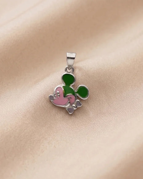 Mousey Pendant in 92.5 Silver