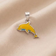 Dolphin Pendant in 92.5 Silver