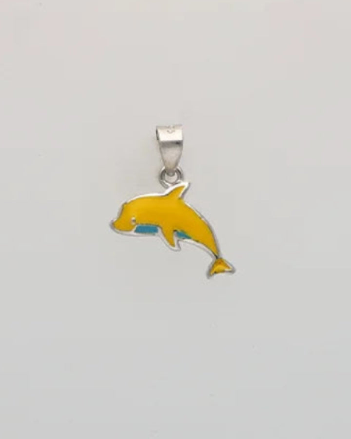 Dolphin Pendant in 92.5 Silver