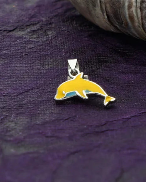 Dolphin Pendant in 92.5 Silver