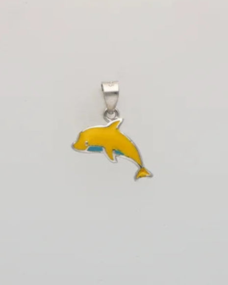 Dolphin Pendant in 92.5 Silver