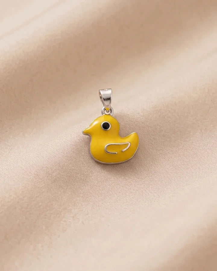 Duckie Pendant in 92.5 Silver