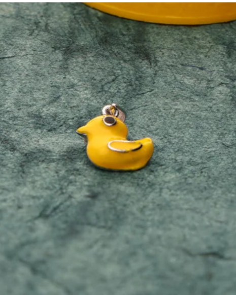 Duckie Pendant in 92.5 Silver