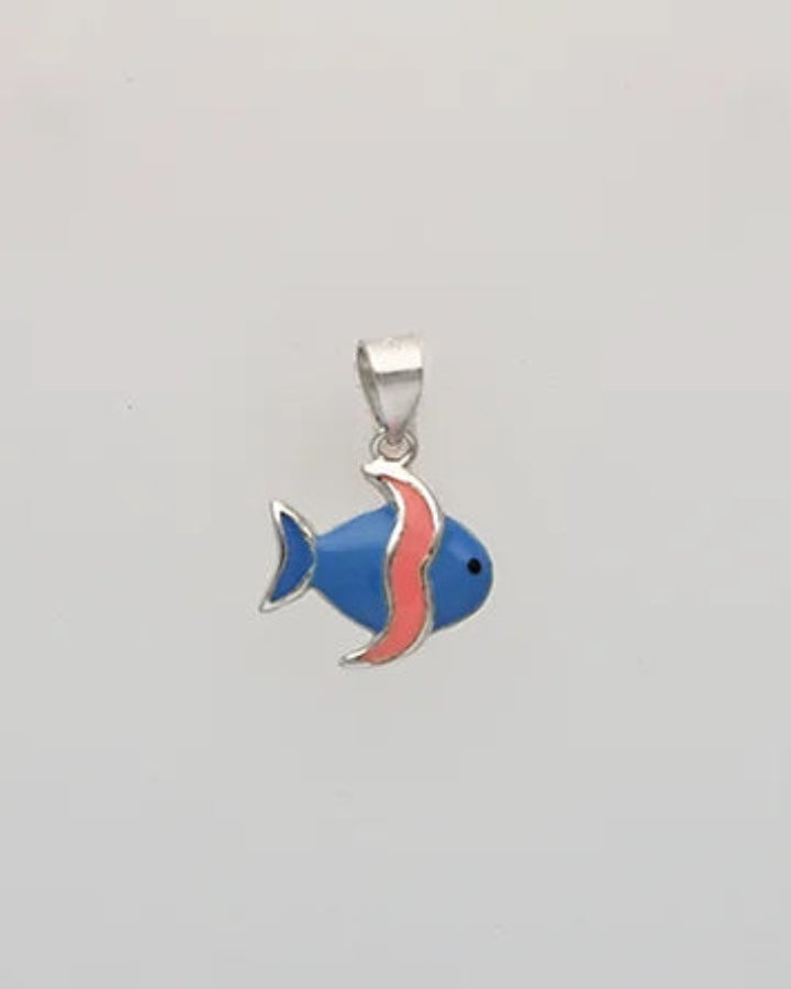 Fish Pendant in 92.5 Silver