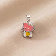 Hello Kitty Pendant in 92.5 Silver