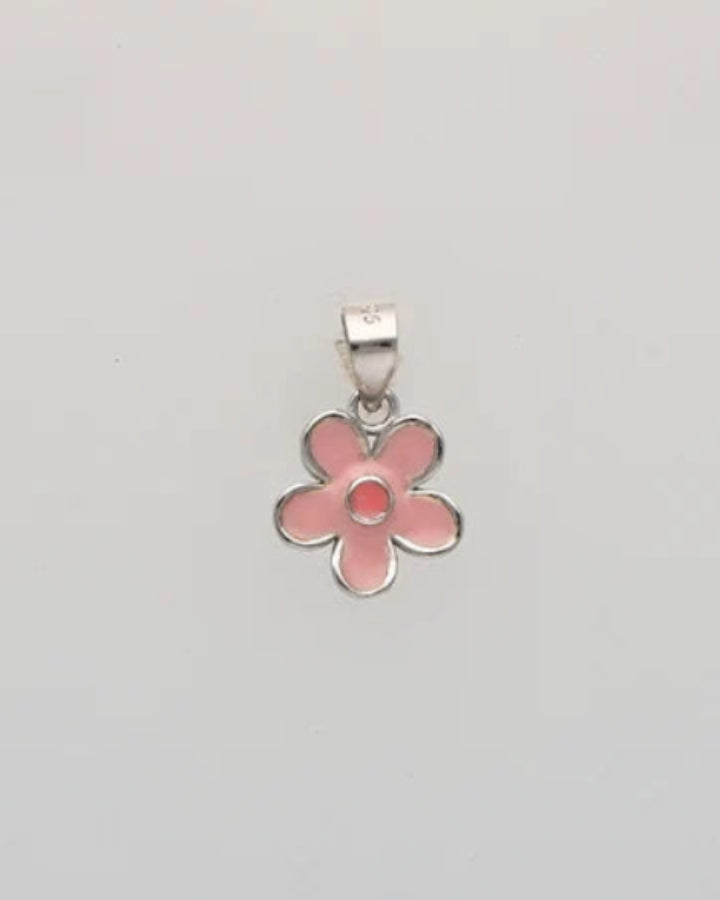 Flower Pendant in 92.5 Silver