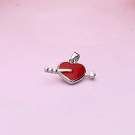 Heart Pendant in 92.5 Silver