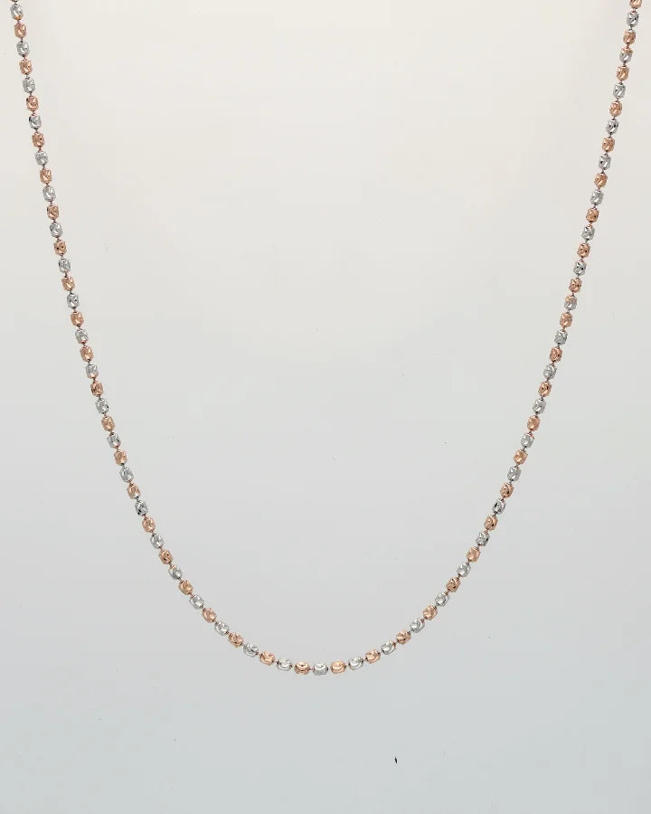 Ball Cut Chain in 92.5 Silver