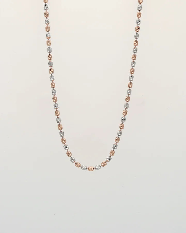 Ball Cut Chain in 92.5 Silver