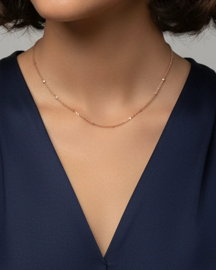Rose Glow Chain in 92.5 Silver