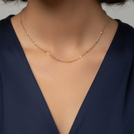 Rose Glow Chain in 92.5 Silver