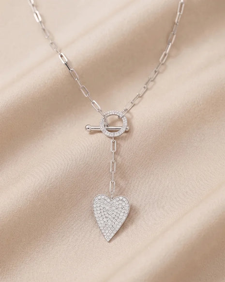 Dual Drop Chain in 92.5 Silver