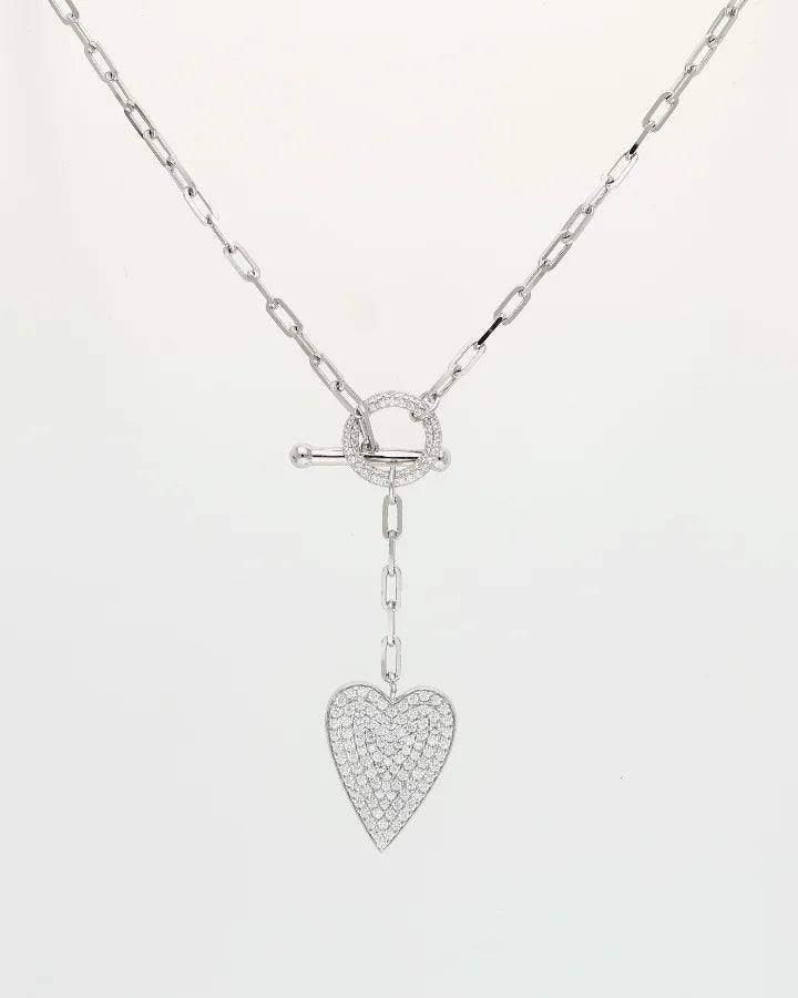 Dual Drop Chain in 92.5 Silver