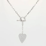 Dual Drop Chain in 92.5 Silver