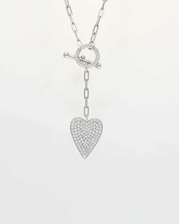Dual Drop Chain in 92.5 Silver