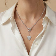 Dual Drop Chain in 92.5 Silver