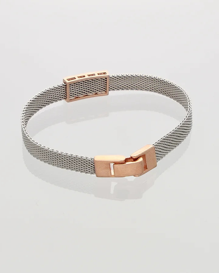 Heart Belt Bracelet in 92.5 Silver