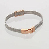 Heart Belt Bracelet in 92.5 Silver