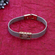 Heart Belt Bracelet in 92.5 Silver