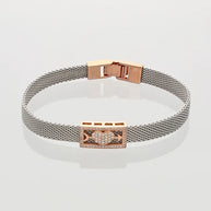 Heart Belt Bracelet in 92.5 Silver
