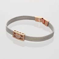 Heart Belt Bracelet in 92.5 Silver