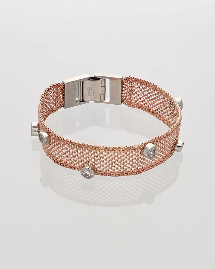 Mesh Bracelet in 92.5 Silver