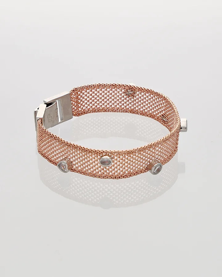 Mesh Bracelet in 92.5 Silver