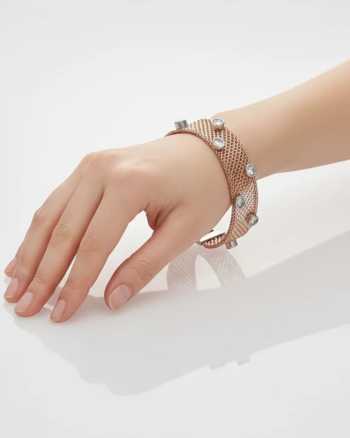 Mesh Bracelet in 92.5 Silver