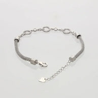 Charm Bracelet in 92.5 Silver
