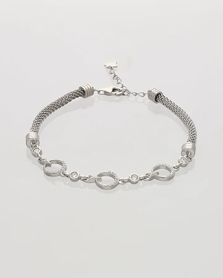 Charm Bracelet in 92.5 Silver