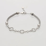 Charm Bracelet in 92.5 Silver