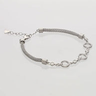 Charm Bracelet in 92.5 Silver