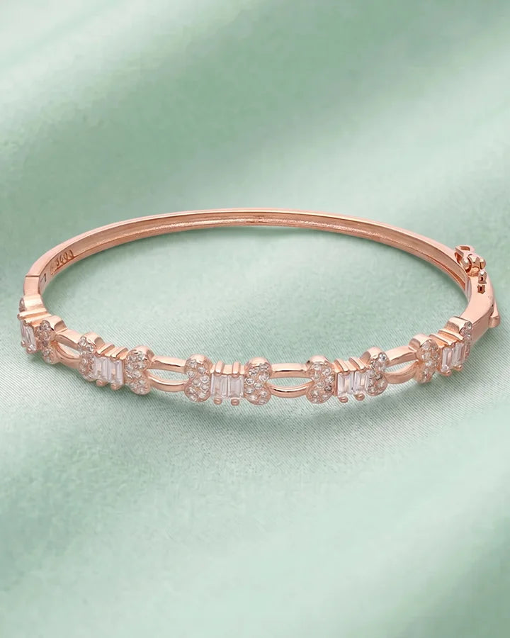 Micro Stone Kada in 92.5 Silver