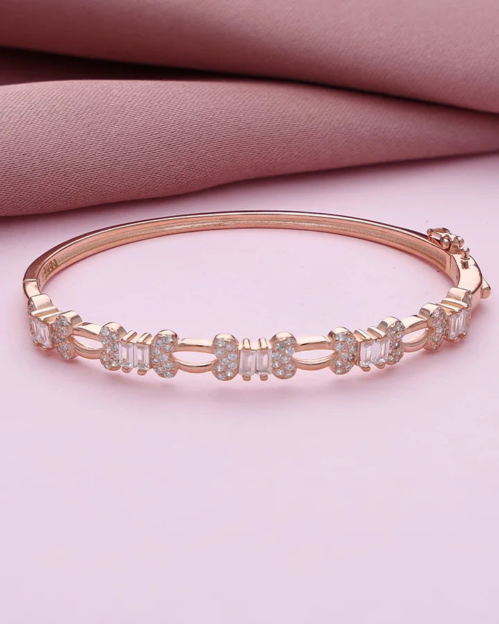 Micro Stone Kada in 92.5 Silver