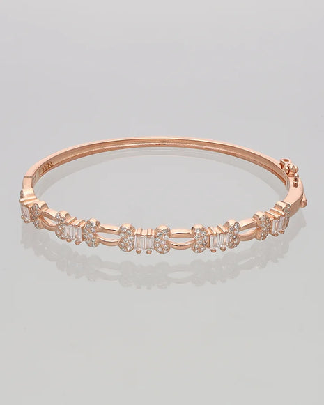 Micro Stone Kada in 92.5 Silver