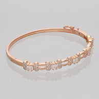 Micro Stone Kada in 92.5 Silver
